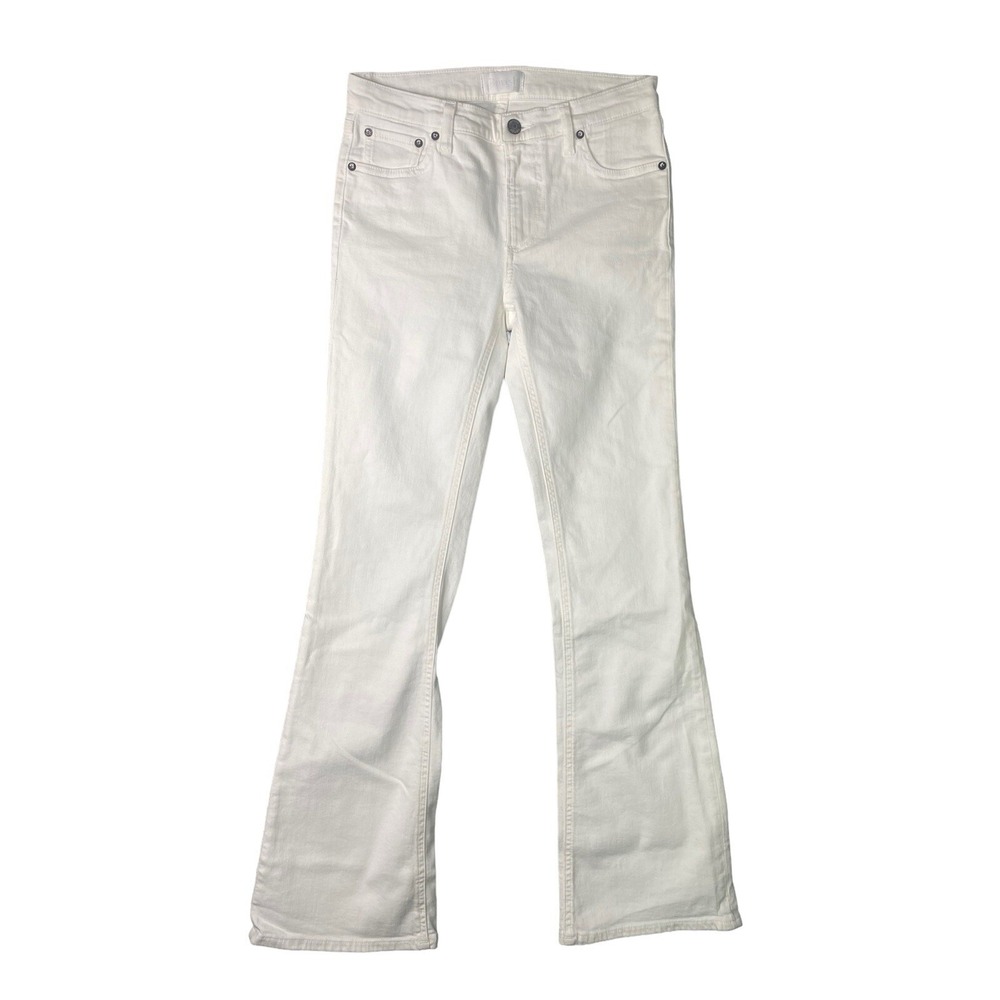 Boyish by HER Womens The Gio Vintage White Bootcut Jeans Size‎ 26